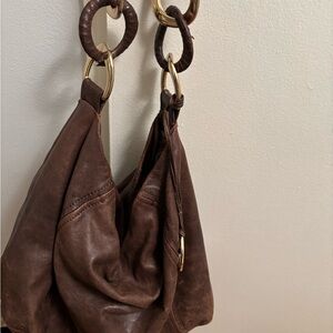Brown leather Michael kors bag